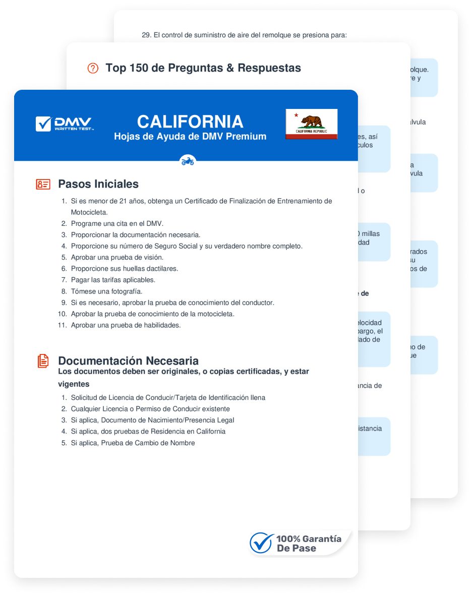 DMV Cheat Sheets