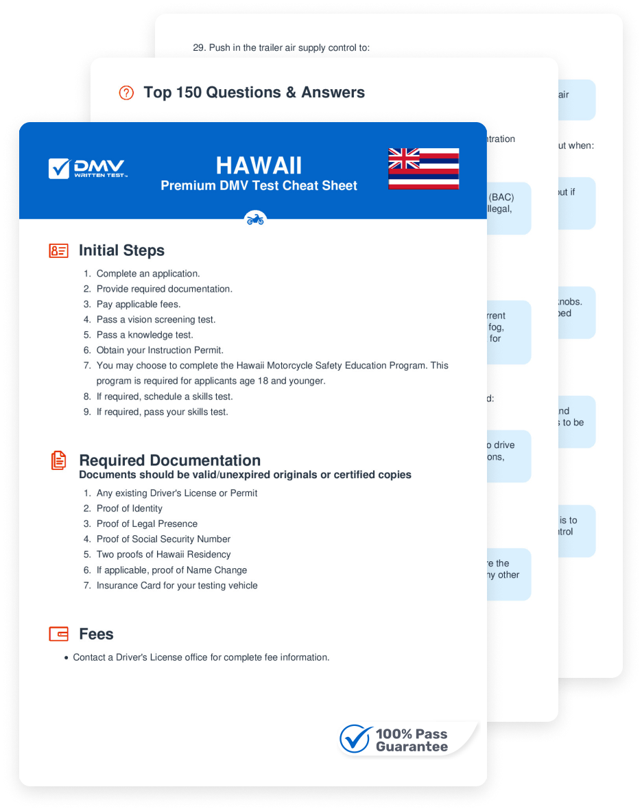 DMV Cheat Sheets