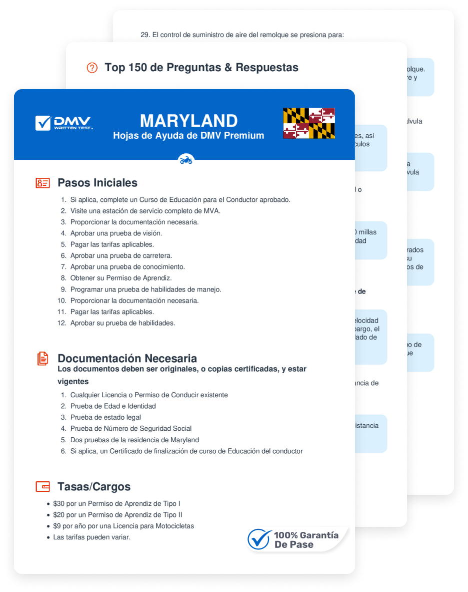 DMV Cheat Sheets