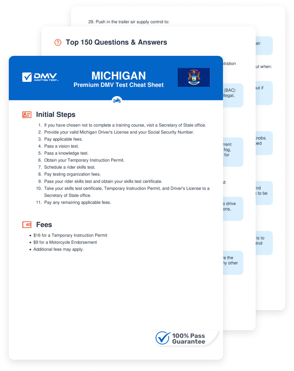 DMV Cheat Sheets