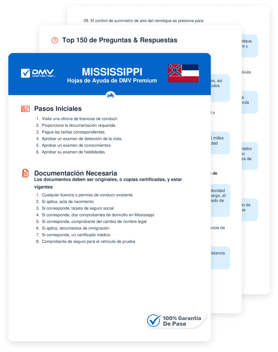 DMV Cheat Sheets