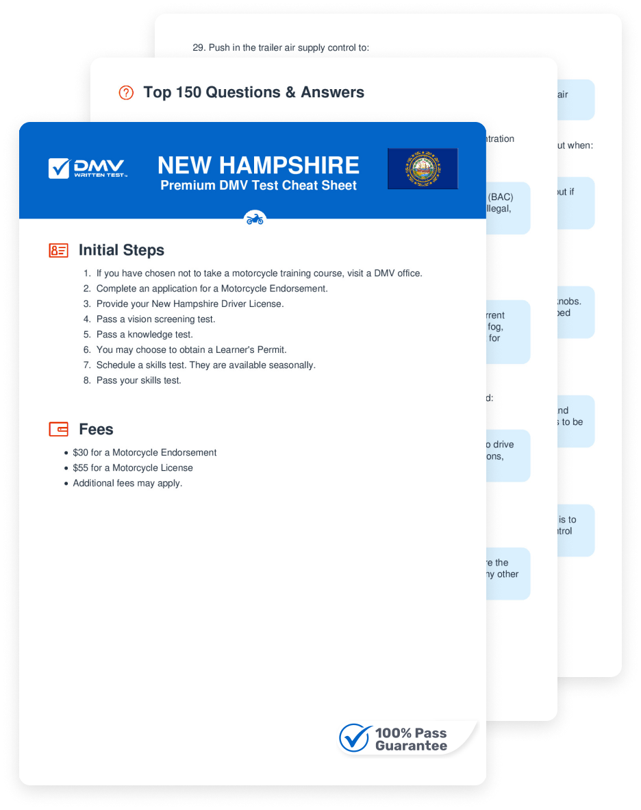 DMV Cheat Sheets