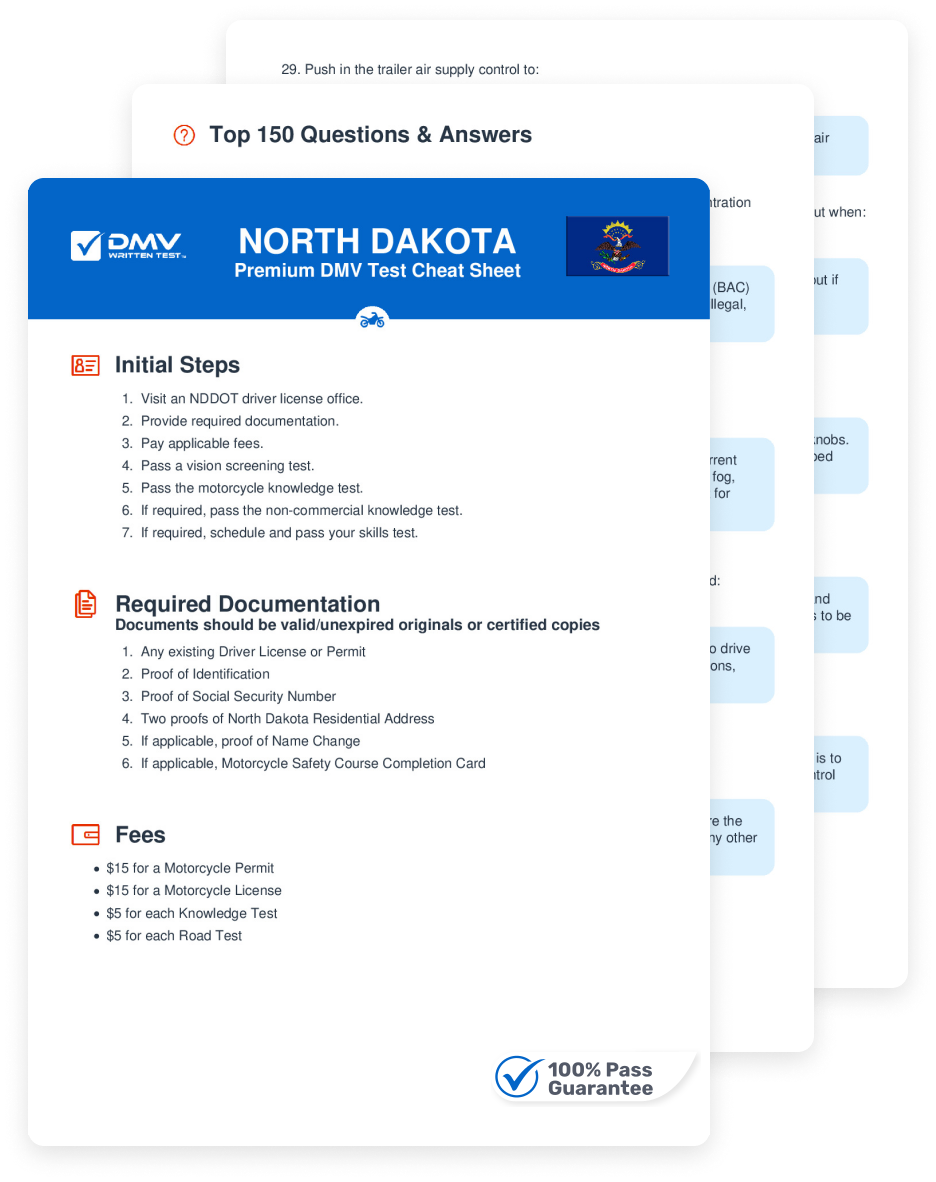 DMV Cheat Sheets