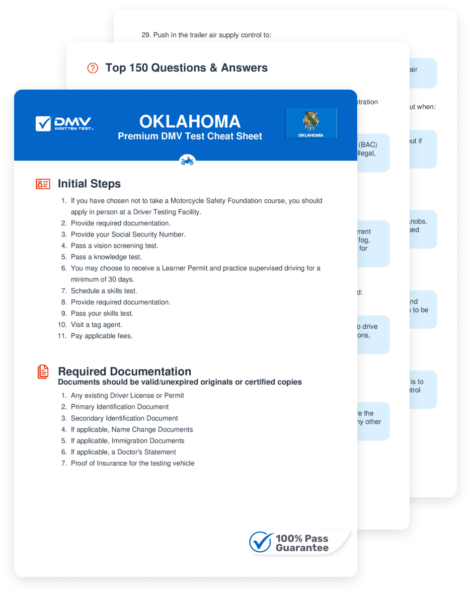 DMV Cheat Sheets