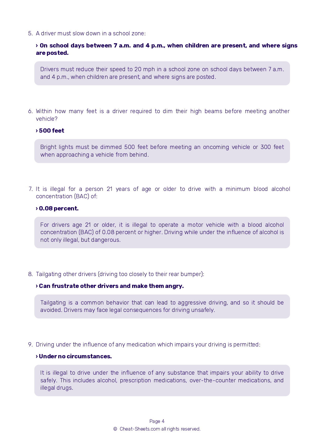 dmv written test cheat sheet torrent